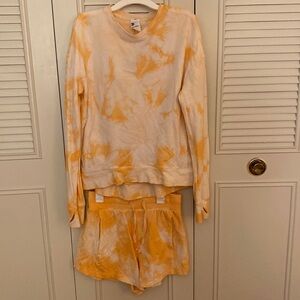 Matching tie dye activewear set from Target!
